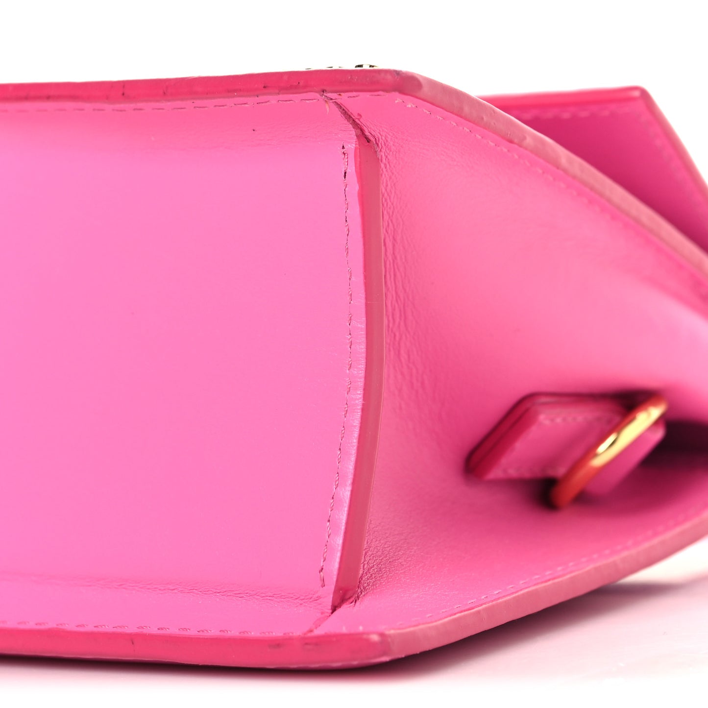 Smooth Calfskin Le Chiquito Noeud Neon Pink