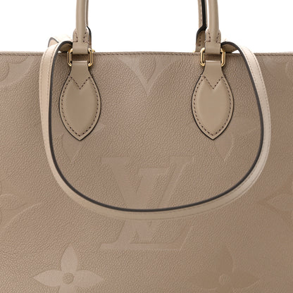 Louis Vuitton Empreinte Monogram Giant Onthego MM Tourterelle 7 of 10
