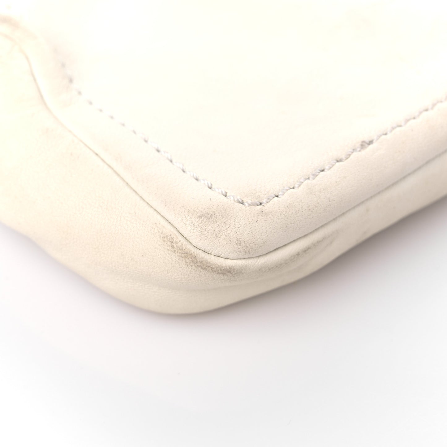 Lambskin Medium Madison Flap White