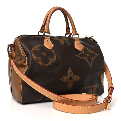 Louis Vuitton Reverse Monogram Giant Speedy Bandouliere 30 3 of 15