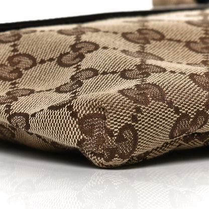 Gucci GG Monogram Double Pocket Belt Bag Dark Brown 10 of 11