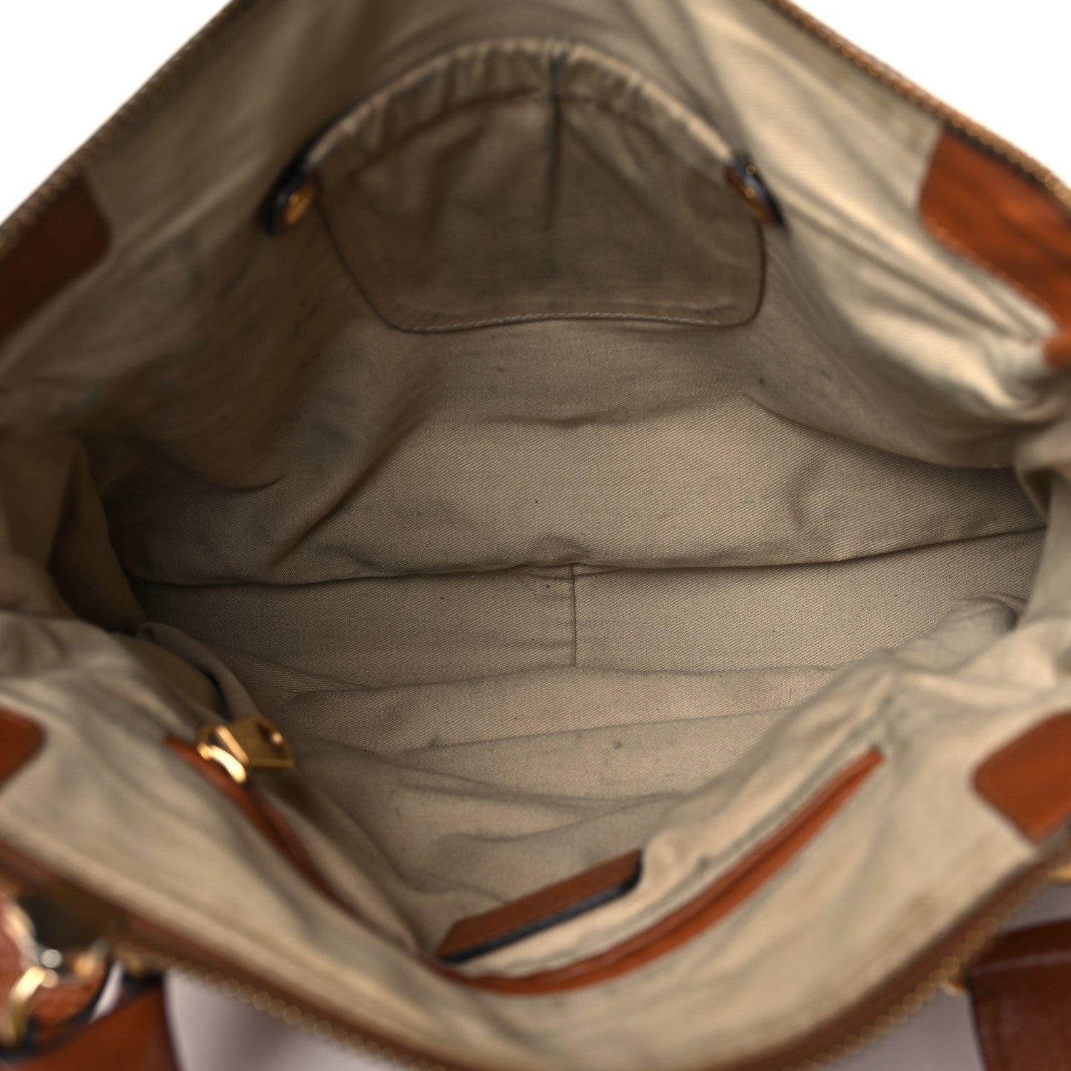 Chloe Calfskin Studded Medium Marcie Satchel Caramel 5 of 15