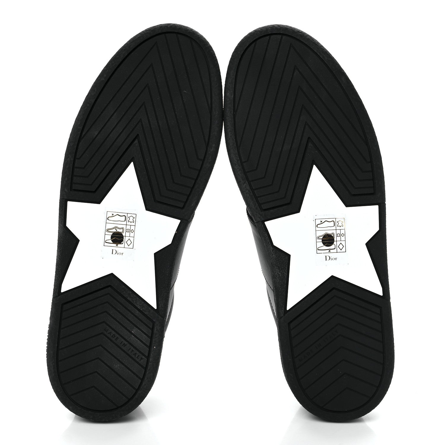 Christian Dior Calfskin Suede Logo Sneakers 35.5 Black 5 of 9