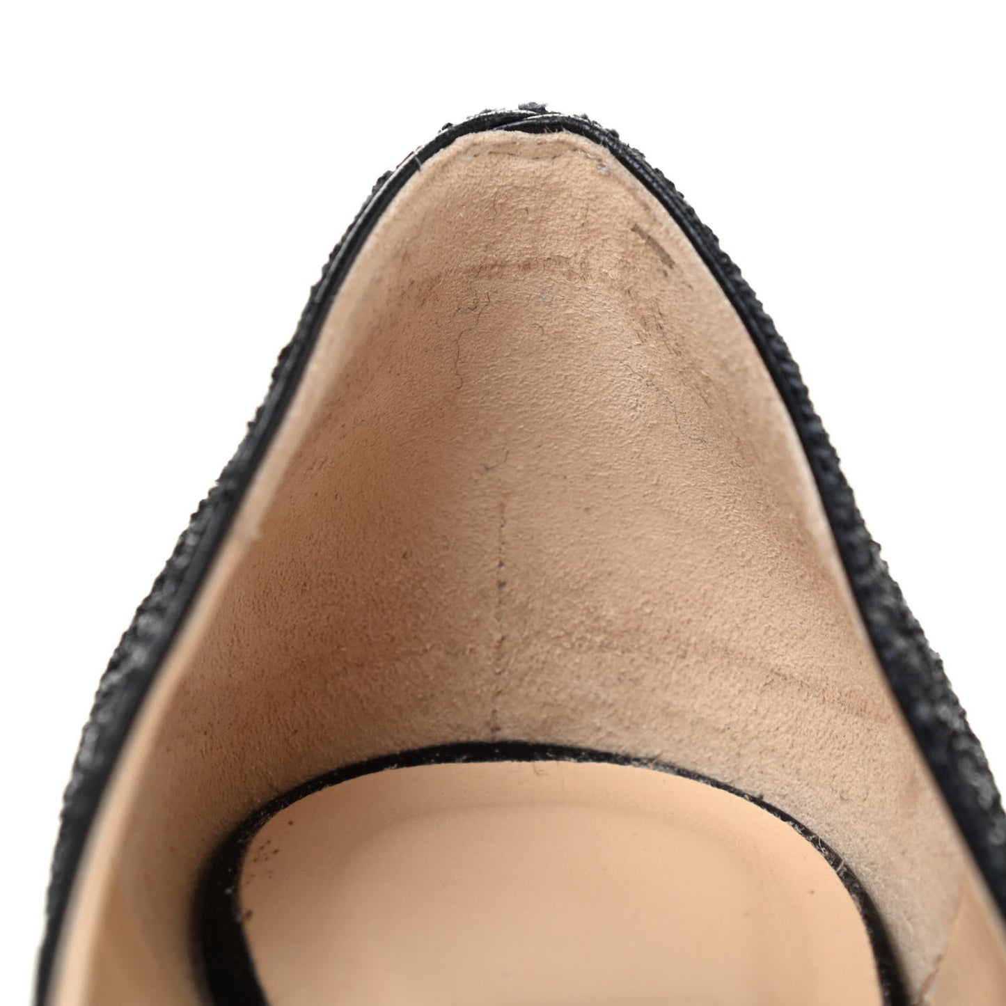 Glitter Pointy Toe Romy 60 Pumps 39 Black