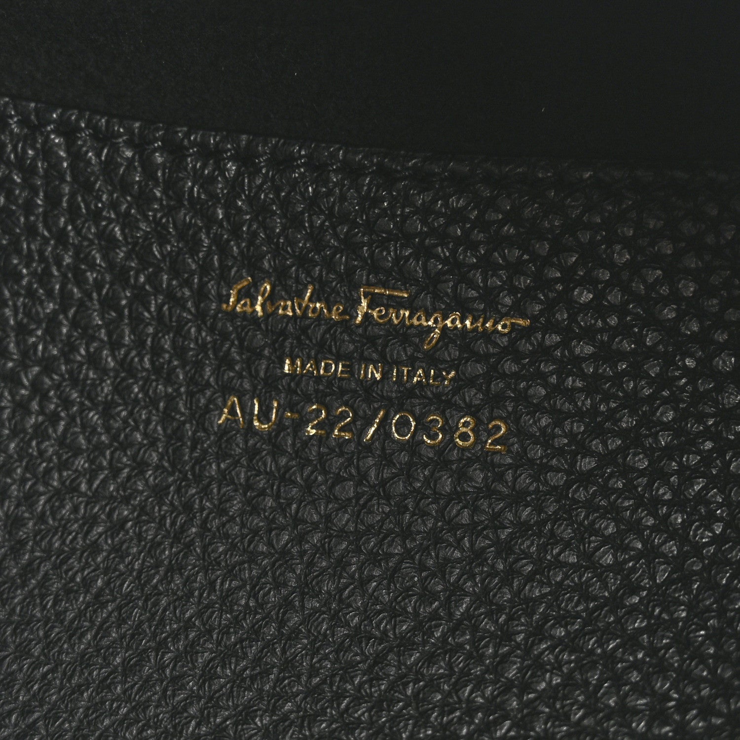 Salvatore Ferragamo Grained Calfskin Mini Gancino Bucket Bag Black 6 of 10