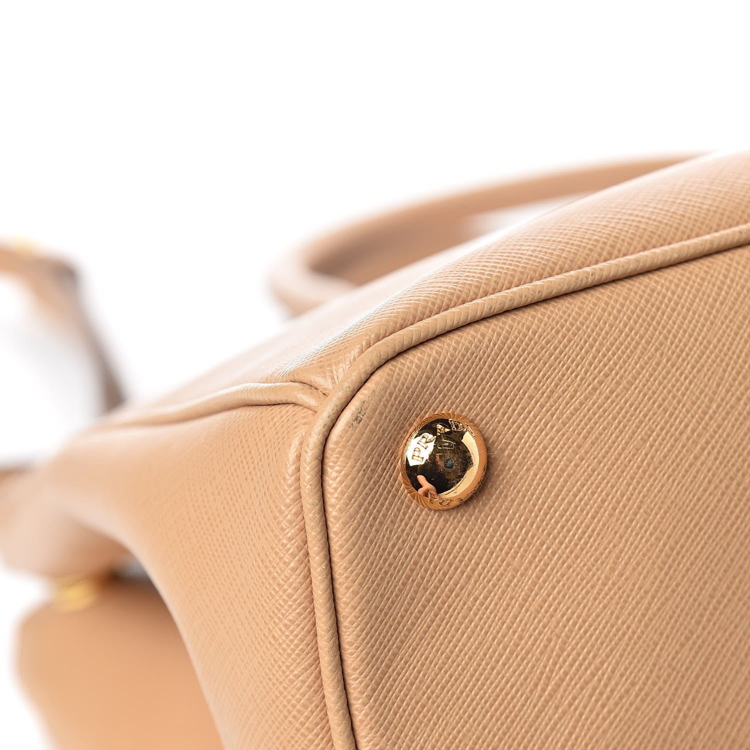 Prada Saffiano Medium Galleria Double Zip Tote Noisette 10 of 14