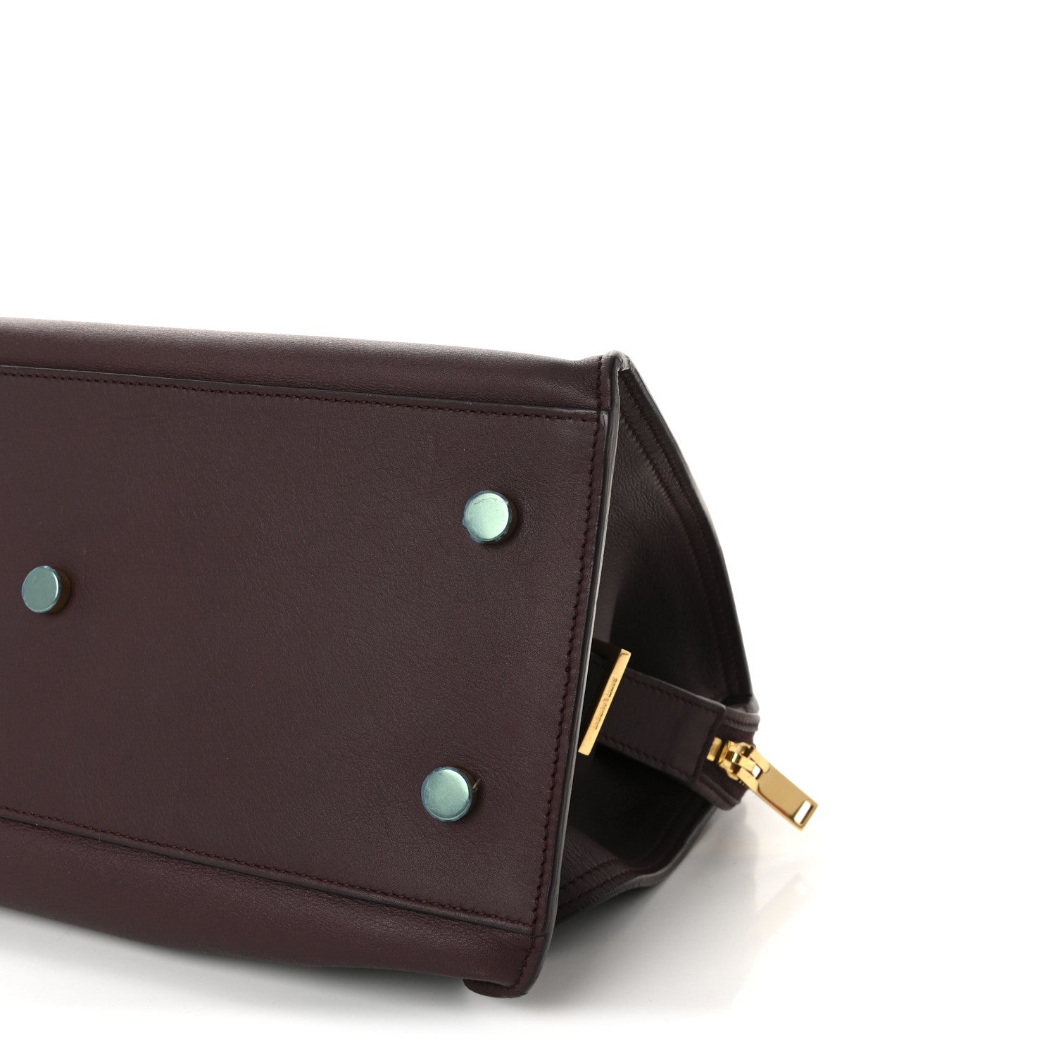 Saint Laurent Smooth Calfskin Small Monogram Cabas Rouge Legion 9 of 9