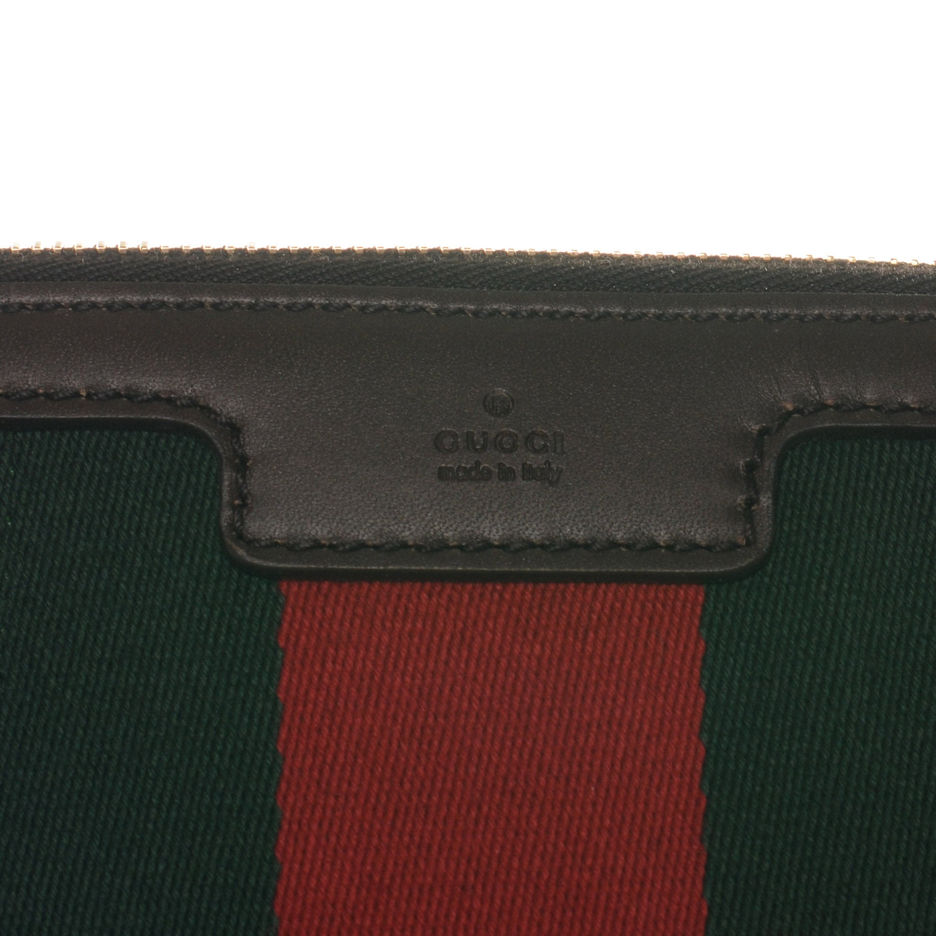 Gucci Monogram Vintage Web Medium Half Moon Hobo Ebony 5 of 8