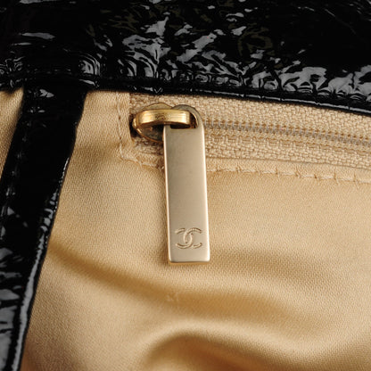 Chanel Vinyl Rock and Chain XL Flap Black 9 of 9