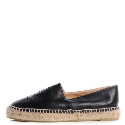 Chanel Lambskin Espadrilles Black 41 1 of 7