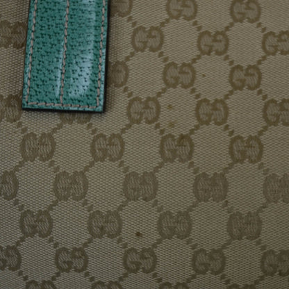 Gucci Monogram Tote Green 9 of 12