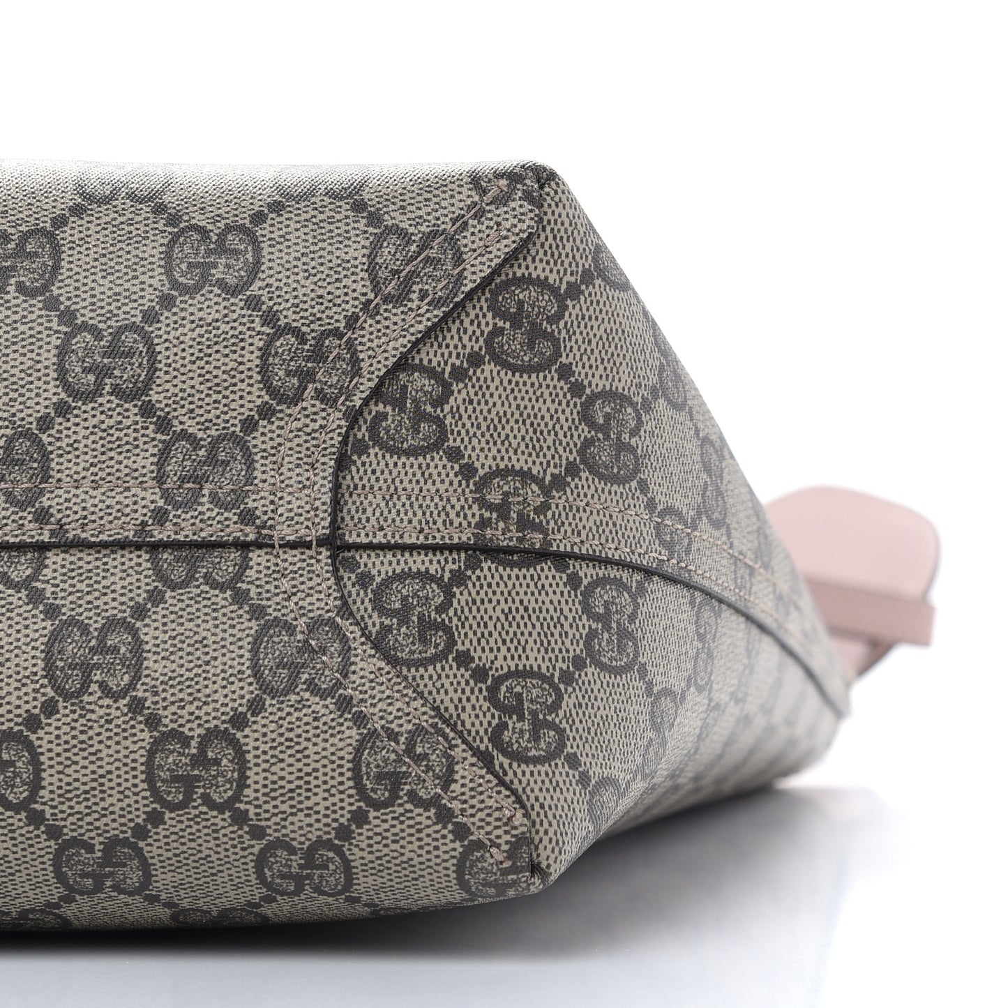 Textured Calfskin Monogram Small Reversible GG Tote Dark Cipria