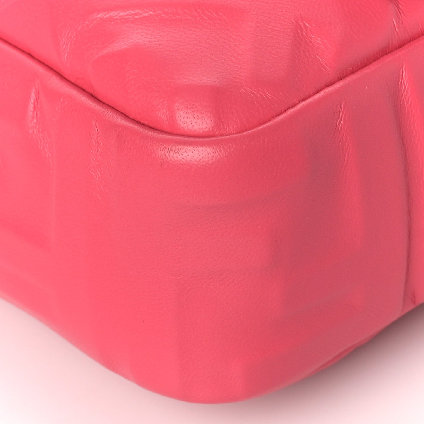 Nappa FF 1974 Embossed Baguette Lampone