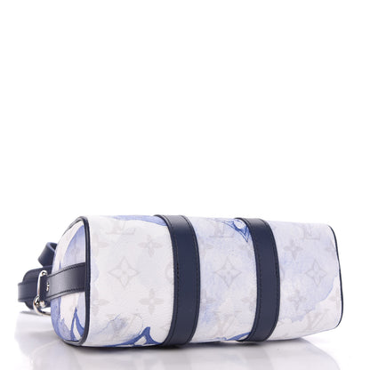 Louis Vuitton Monogram Watercolor Keepall XS Blue 4 of 11