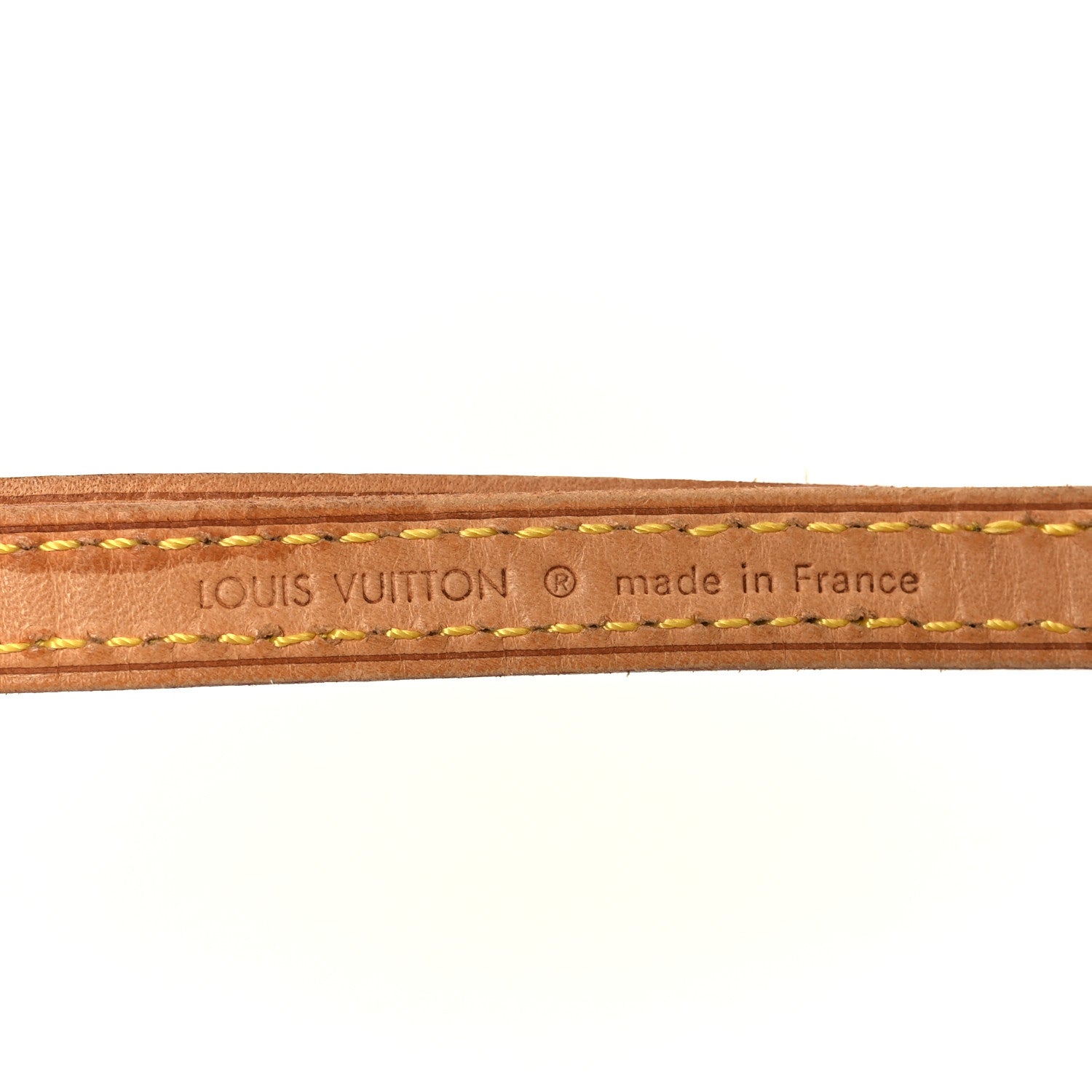 Louis Vuitton Vachetta 12mm Adjustable Shoulder Strap 3 of 5