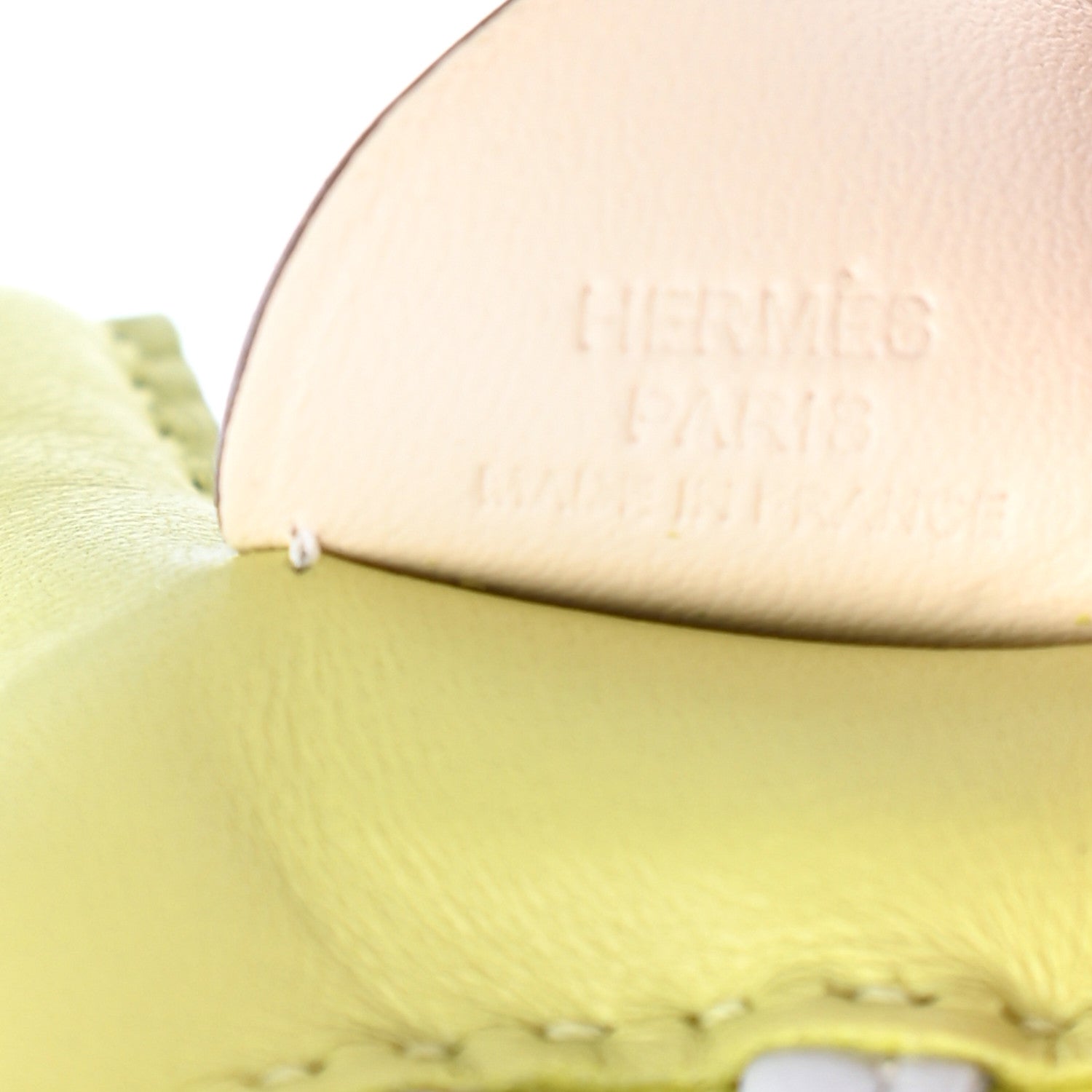 Hermes Milo Lambskin Grigri Rodeo Pegase Horse Bag Charm PM Jaune Bourgeon Bleu Brume Nata 4 of 4
