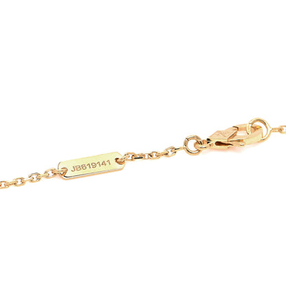 Van Cleef & Arpels 18K Yellow Gold Tiger Eye Vintage Alhambra Pendant Necklace 6 of 7