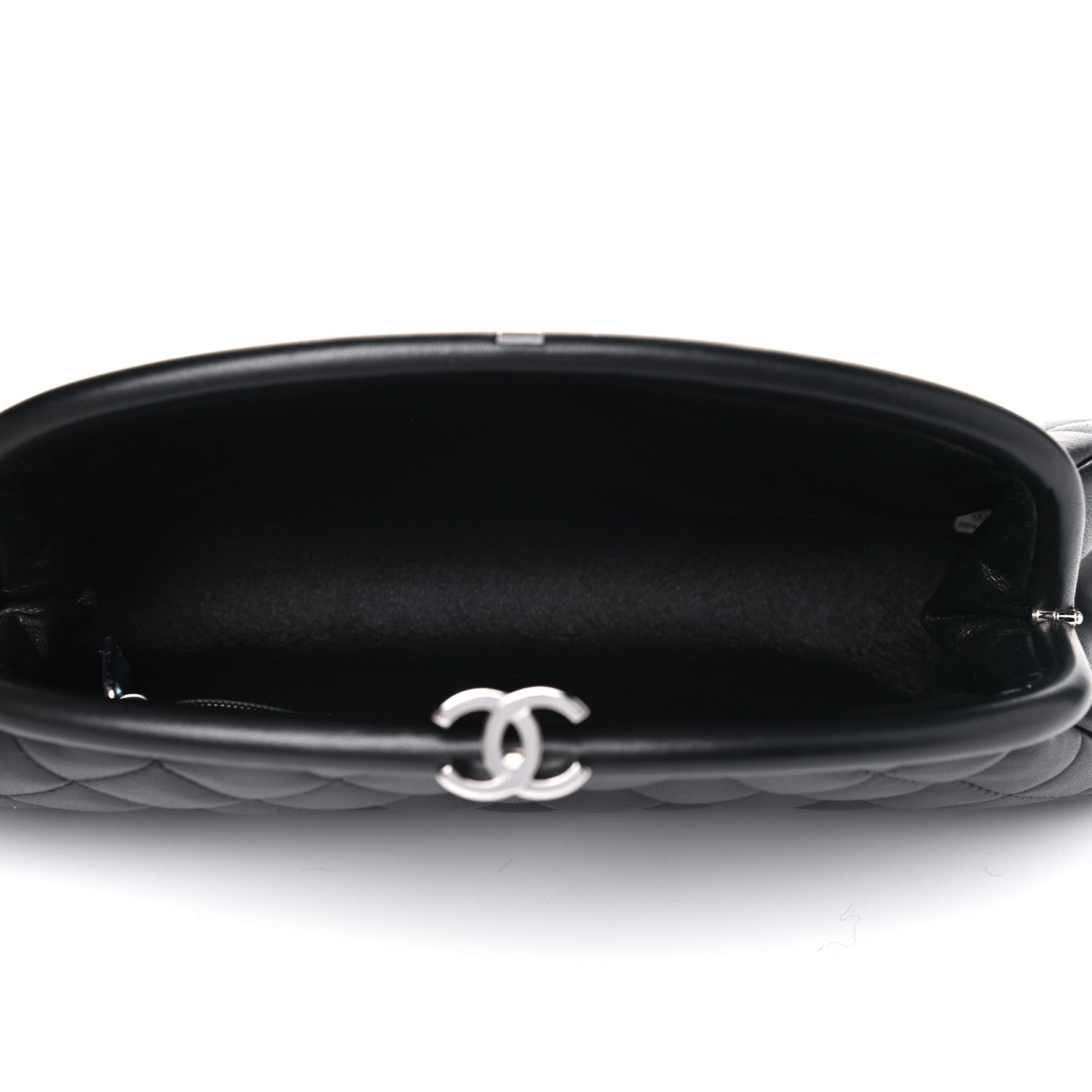 Chanel Lambskin Quilted Timeless Clutch Black 4 of 5
