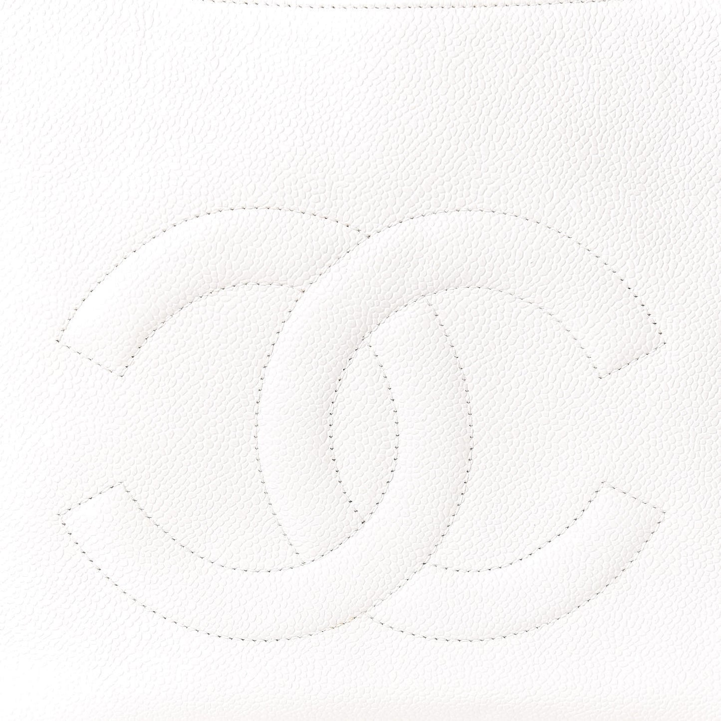 Caviar CC Timeless Tote White