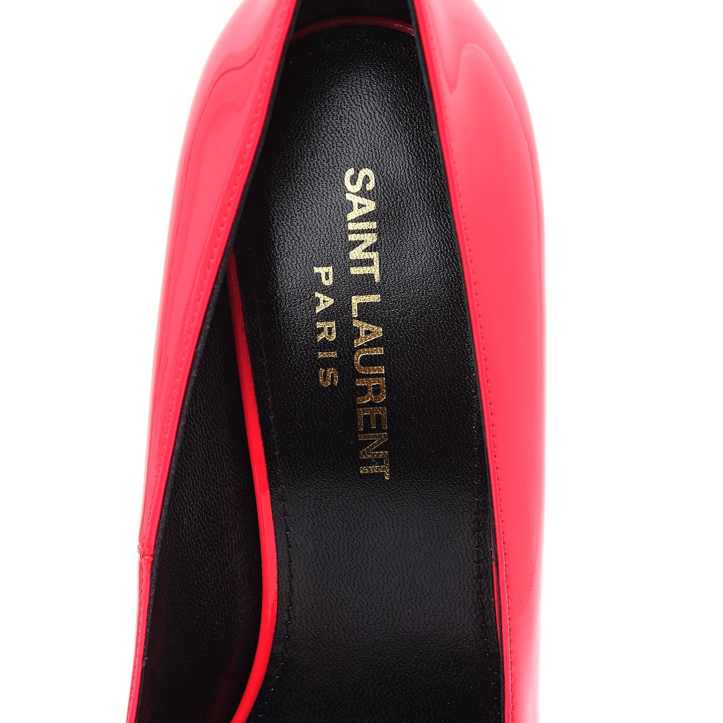 Patent Calfskin Kiki 85 Pumps 36.5 Fuxia Fluo
