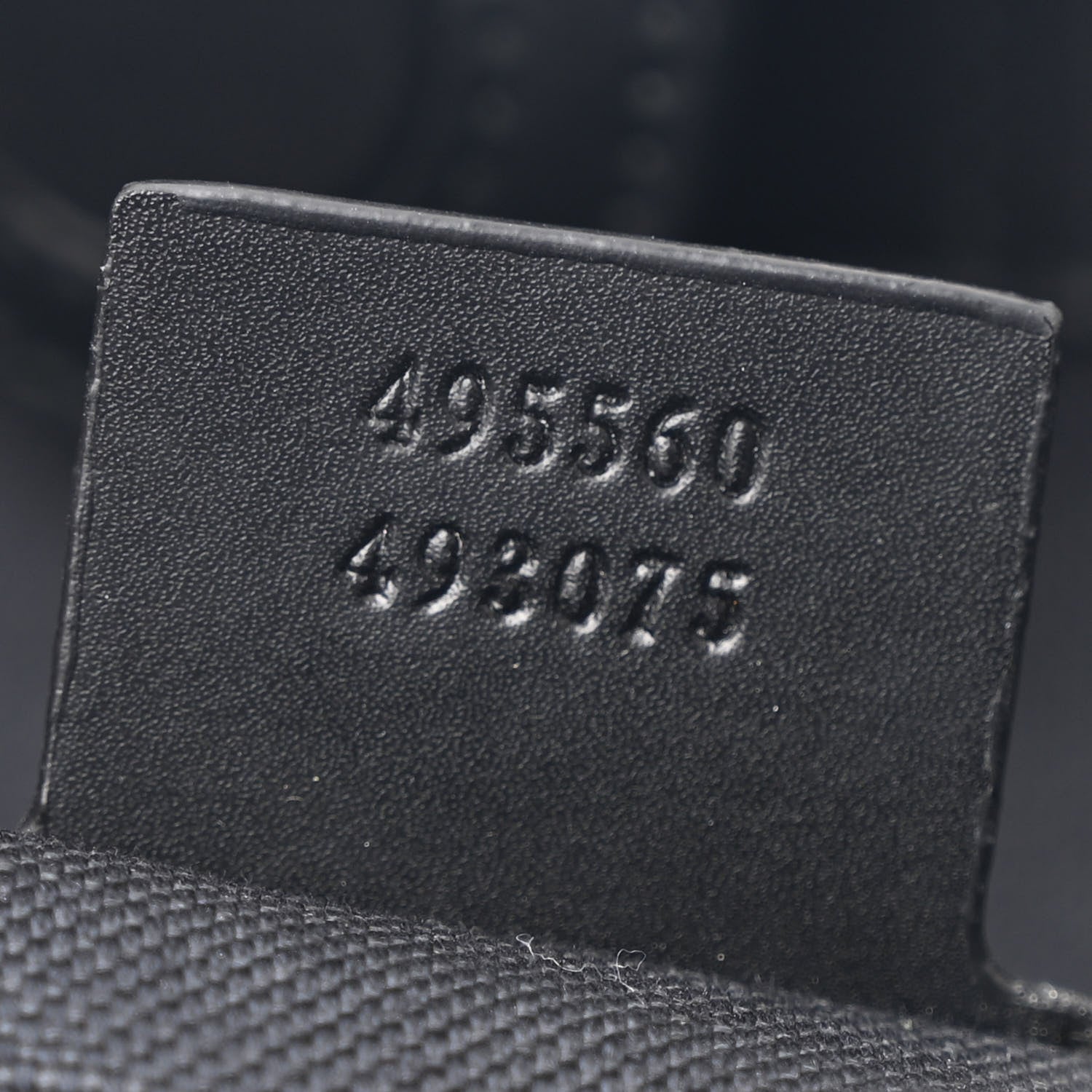 Gucci GG Supreme Monogram Web Tote Black Grey 6 of 9