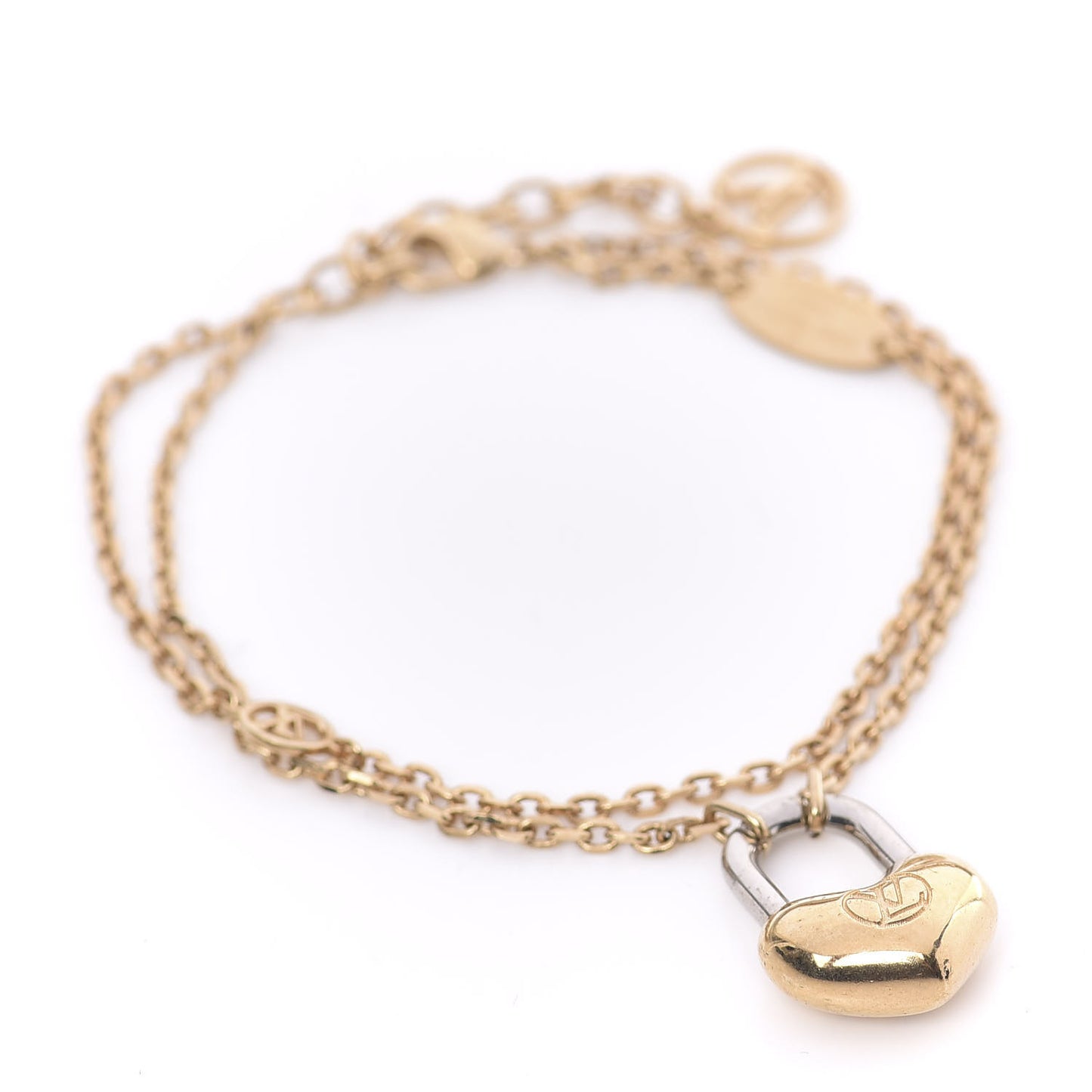 LV Crazy In Lock Bracelet Gold Silver