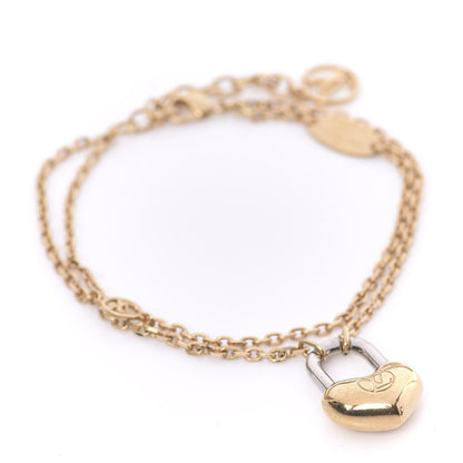 Louis Vuitton LV Crazy In Lock Bracelet Gold Silver 1 of 5