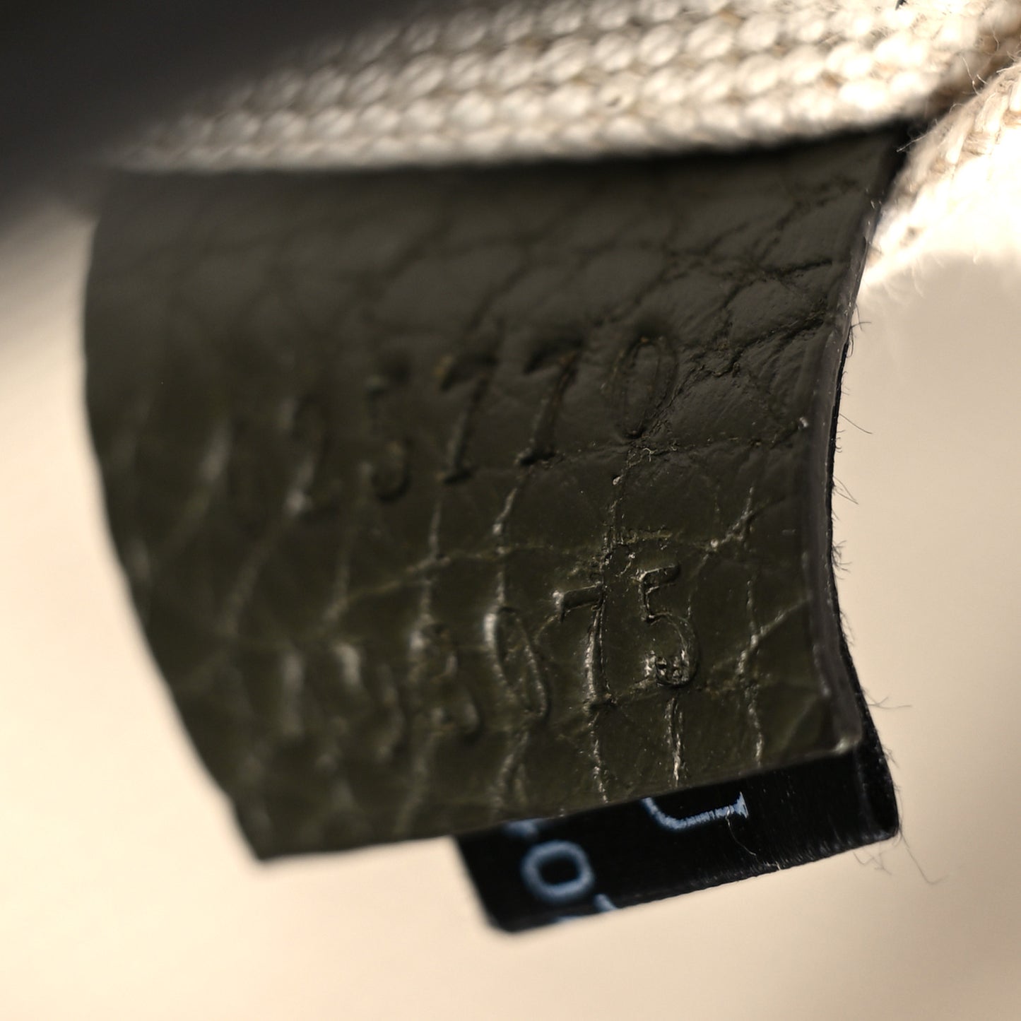 Piuma Calfskin Jumbo GG Embossed Double Buckle Backpack Vintage Olive