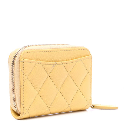 Chanel Caviar Quilted Zip Around Coin Purse 2 of 4