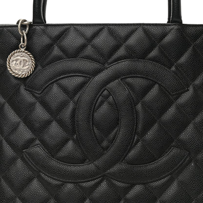 Chanel Caviar Quilted Medallion Tote Black 7 of 11