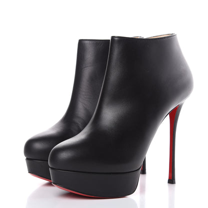 Christian Louboutin Calfskin Dirdibootie 130 Ankle Booties 37.5 Black 3 of 9