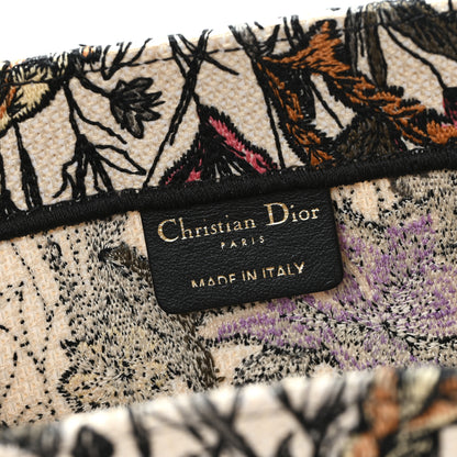 Christian Dior Canvas Embroidered Medium Mille Fleurs Book Tote Multicolor 6 of 11