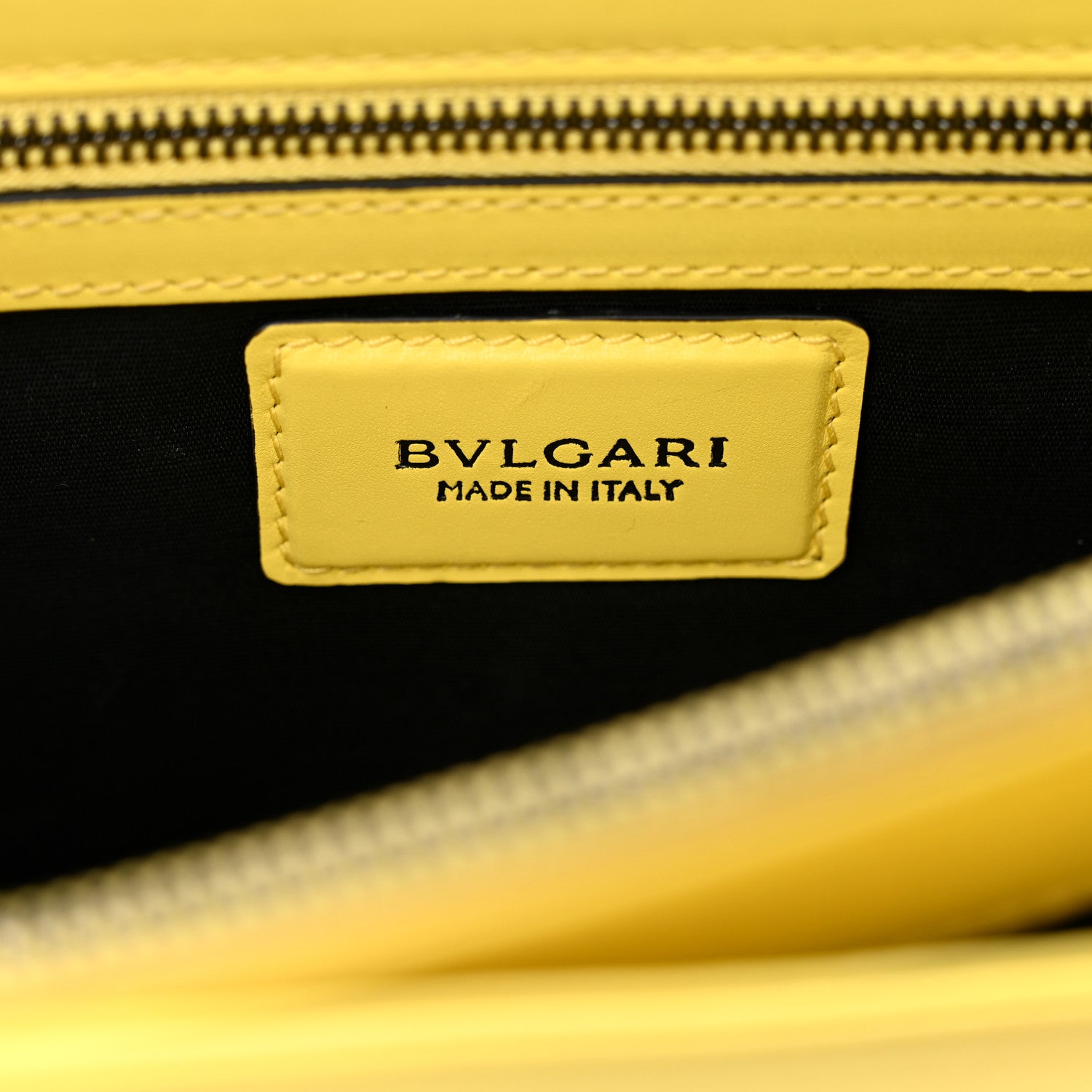 Bulgari Calfskin Serpenti Forever Shoulder Bag Yellow 1381494
