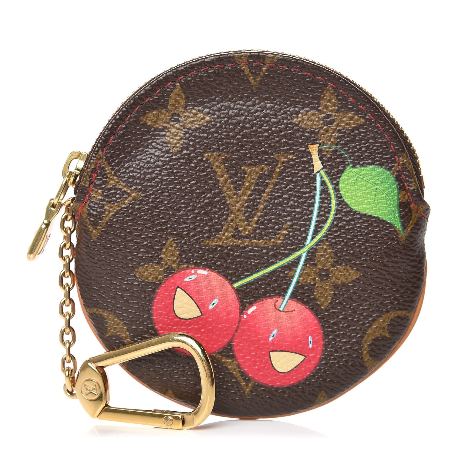 Louis Vuitton Monogram Cerises Round Coin Purse 1 of 8