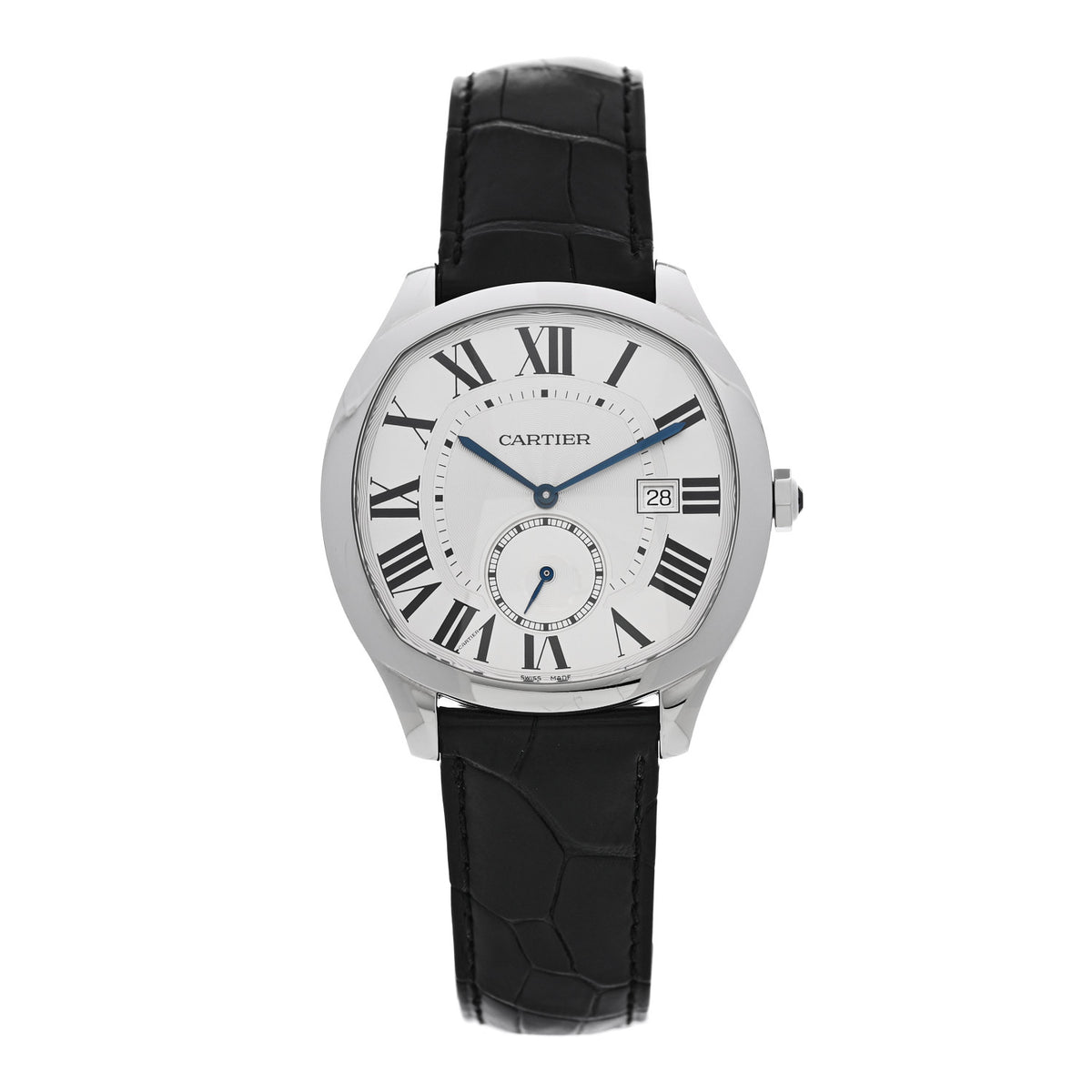 Cartier Stainless Steel Alligator 41mm Drive De Cartier Automatic Watch 1 of 5