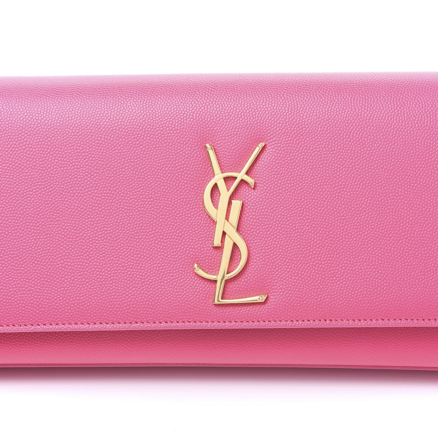 Saint Laurent Grain De Poudre Classic Monogram Cassandre Clutch Lipstick Fuchsia 8 of 8