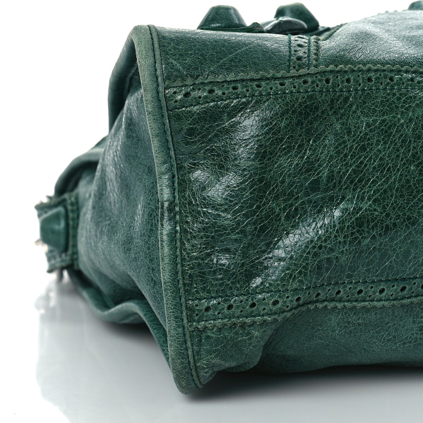 Agneau Giant Brogues Hardware City Evergreen
