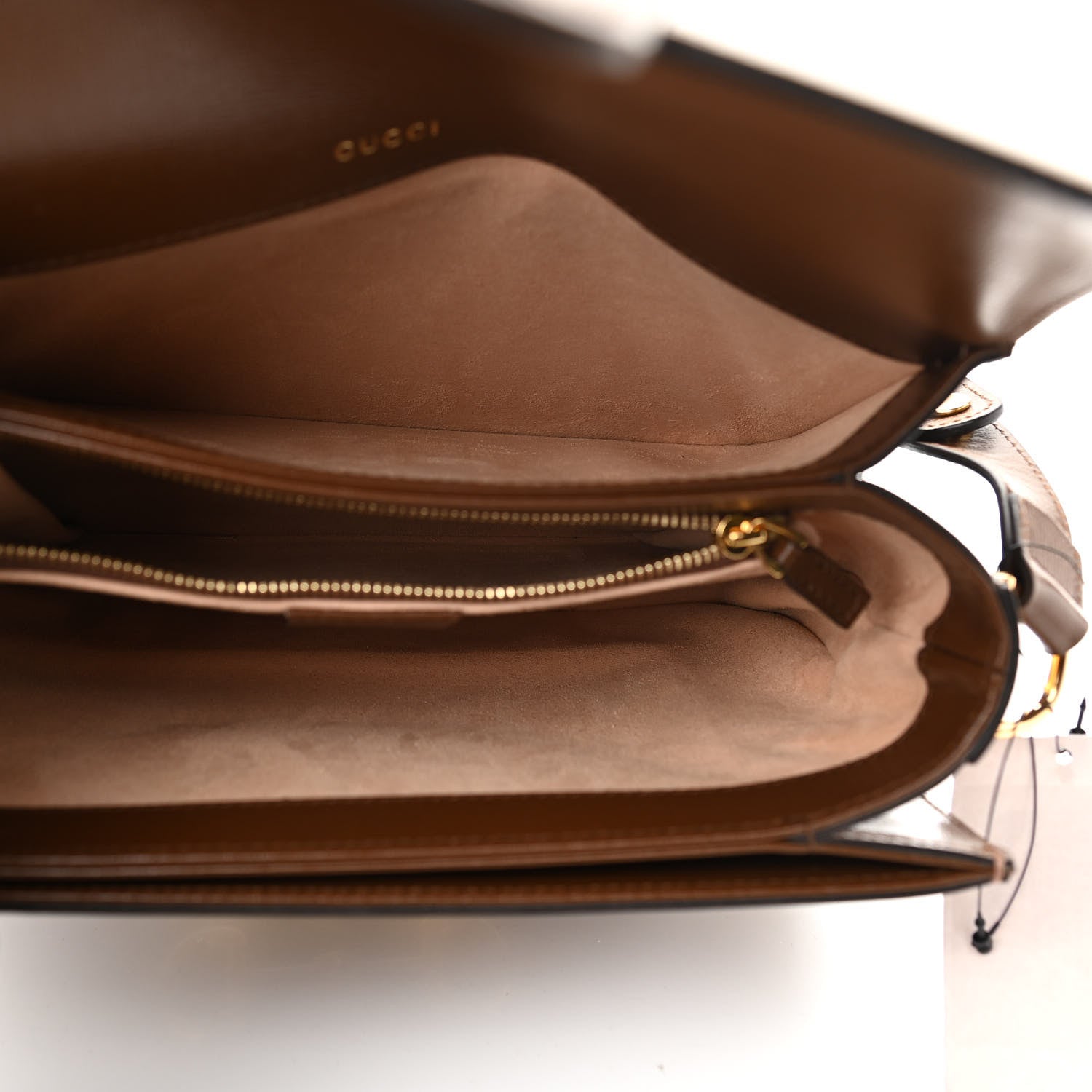 Gucci Azalea Calfskin Horsebit 1955 Shoulder Bag Brown Sugar 5 of 13