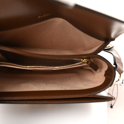 Gucci Azalea Calfskin Horsebit 1955 Shoulder Bag Brown Sugar 5 of 13