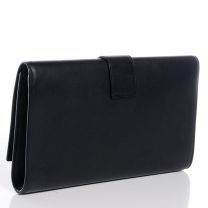 Saint Laurent Calfskin Classic Y Clutch Black 3 of 8