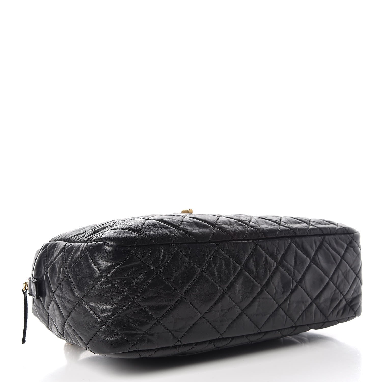 Chanel Aged Calfskin Quilted Medium Reissue Camera Case Black 4 of 12