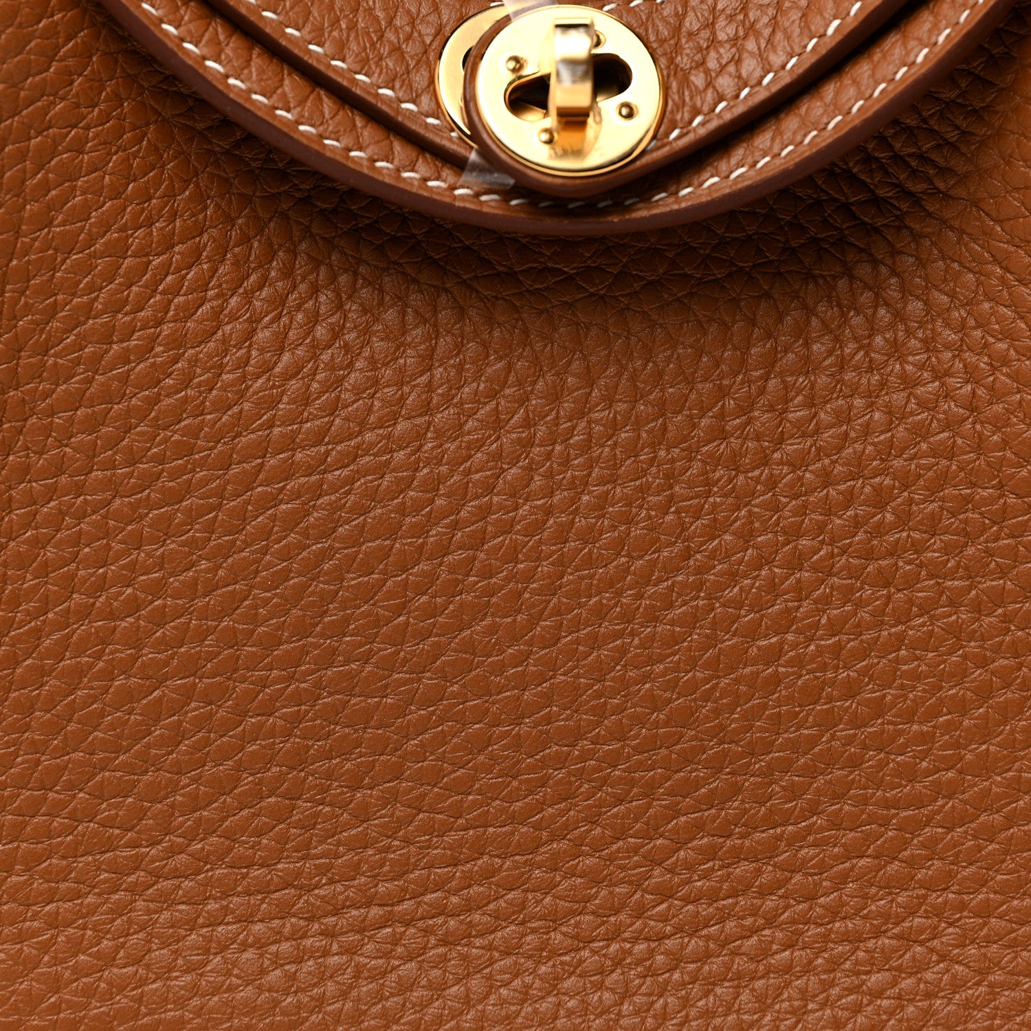 Hermes Taurillon Clemence Mini Lindy 20 Gold 7 of 11