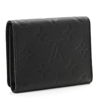 Louis Vuitton Empreinte Business Card Holder Black 3 of 7