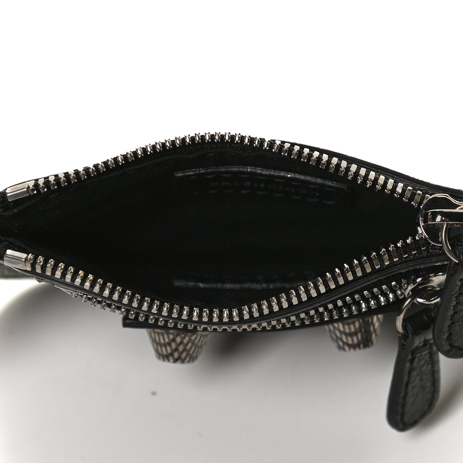Balenciaga Agneau Giant 12 Silver Hardware Coin Purse Black 5 of 10