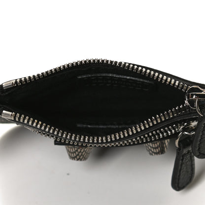 Balenciaga Agneau Giant 12 Silver Hardware Coin Purse Black 5 of 10
