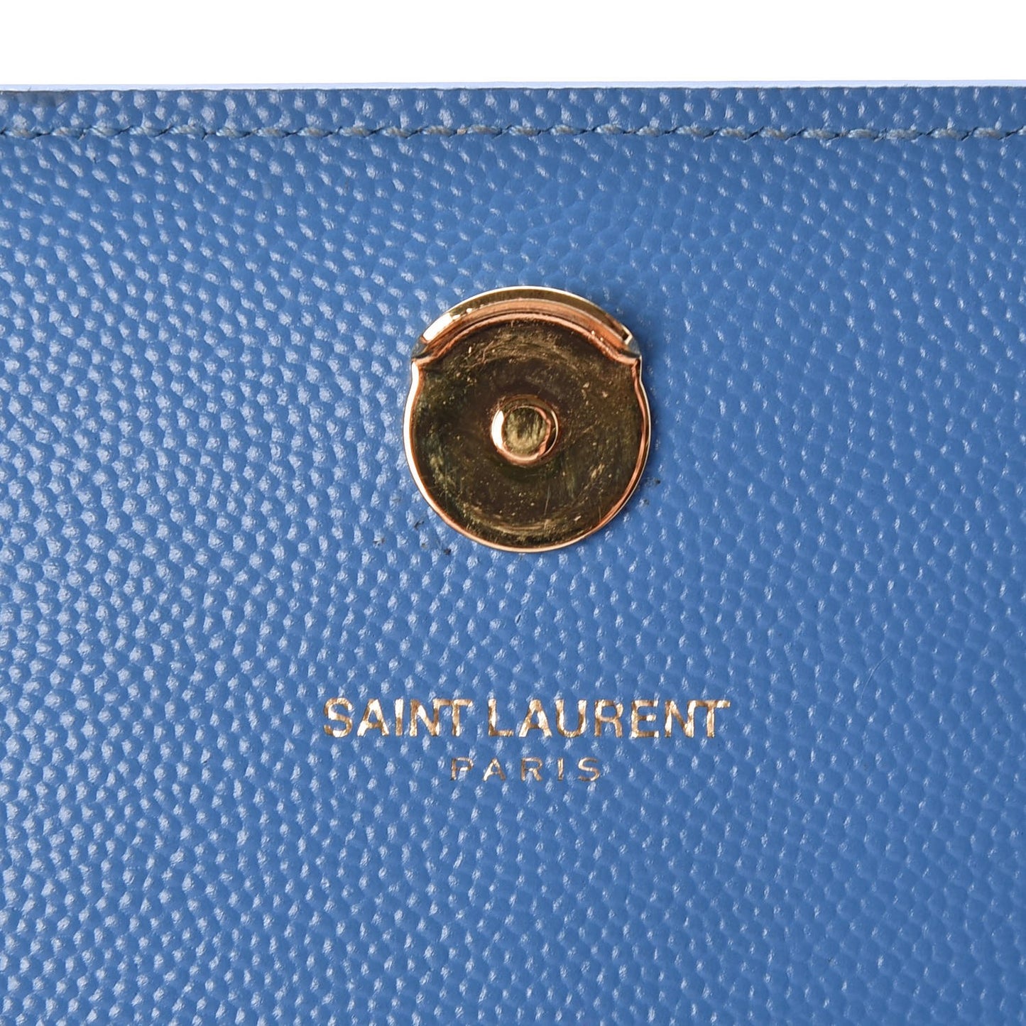 Grain De Poudre Small Classic Monogram Kate Satchel Blue Clair