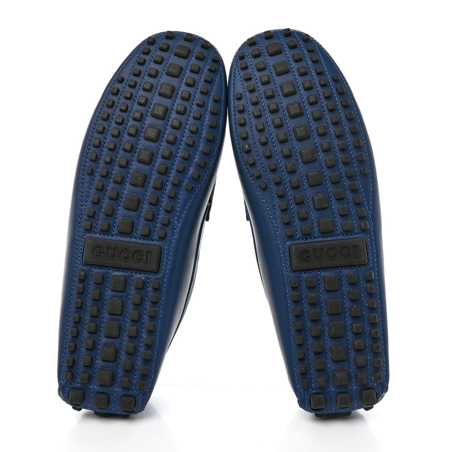 Soft Clove Calfskin Mens Interlocking G Driver Loafers 10.5 Royale