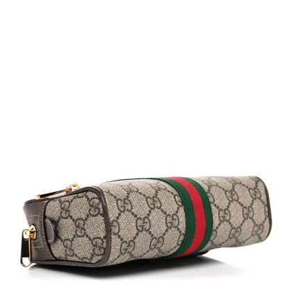 Gucci GG Supreme Monogram Web Small Ophidia Belt Bag 85 34 Dark Brown 4 of 12
