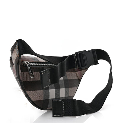 Burberry E-canvas Check Cason Bum Bag Dark Birch Brown 3 of 8