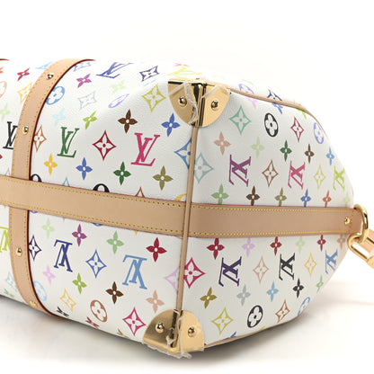 Louis Vuitton LV X TM Monogram Multicolor Keepall Bandouliere 45 White 9 of 9